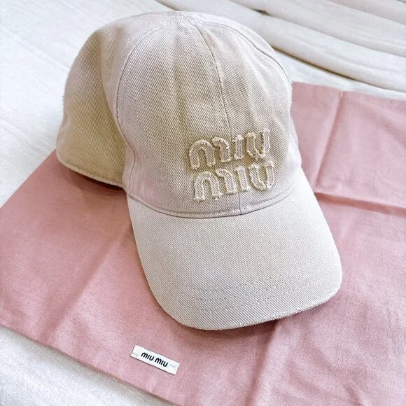 BRAND NEW MIUMIU HAT WITH DUST BAG, L - Picture 3 of 8